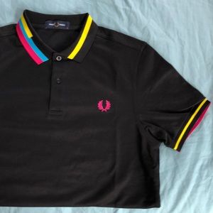 Fred Perry colour block polo